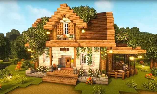 Jak zbudować najlepszy drewniany dom w Minecraft: Inspiracje Jak zbudować najlepszy drewniany dom w Minecraft: Inspiracje